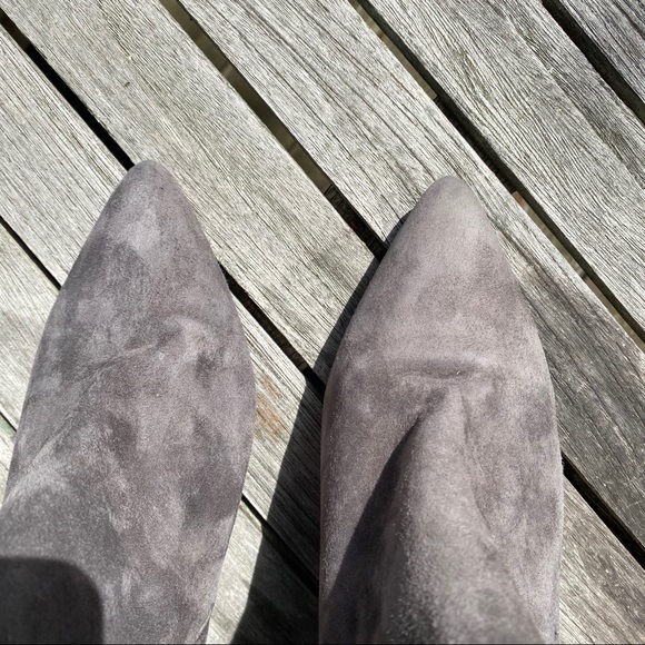 🍂 CTWLK GREY SUEDE LEATHER BOOTIES! - Picture 3 of 10